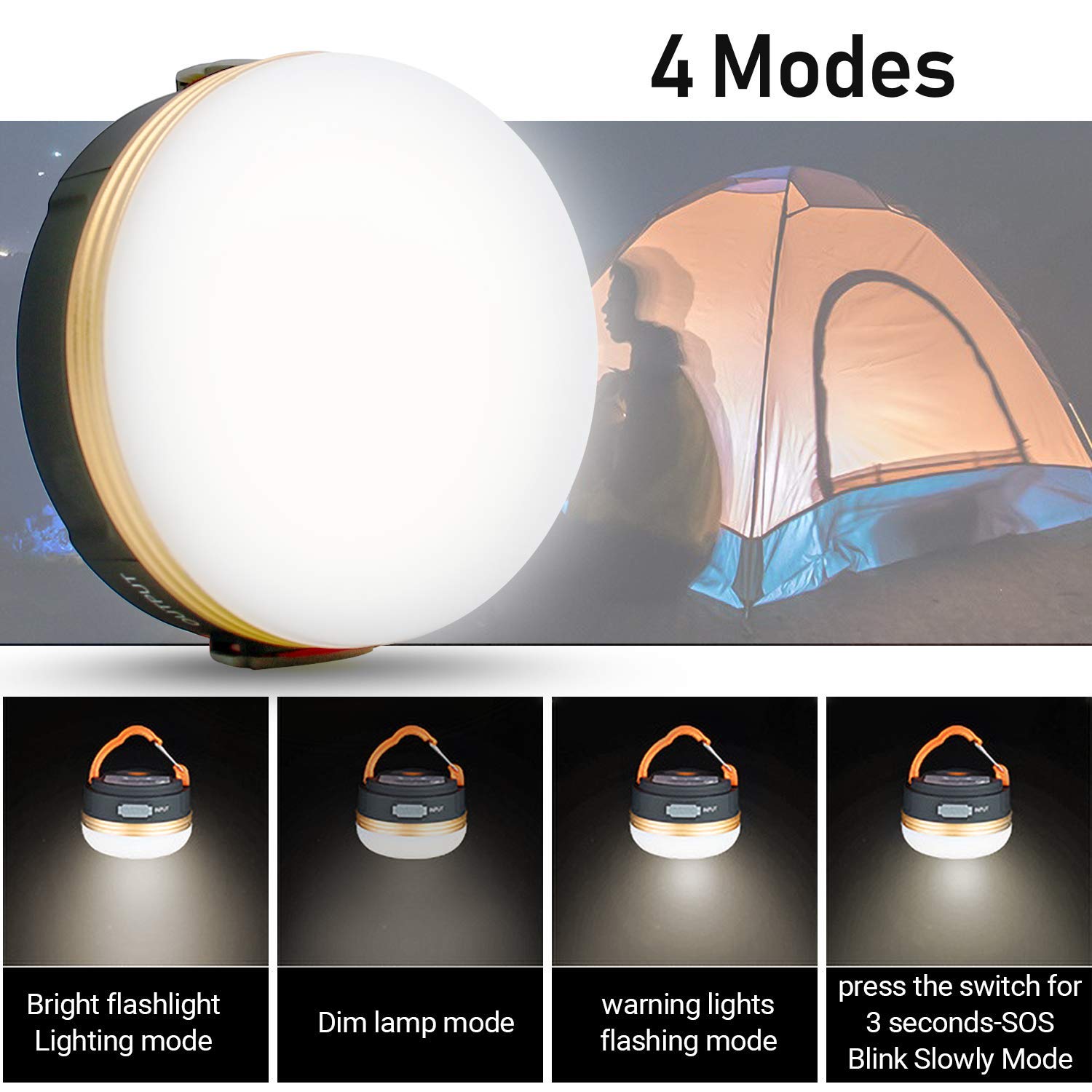 USB Rechargeable Camping Light Lantern UAE