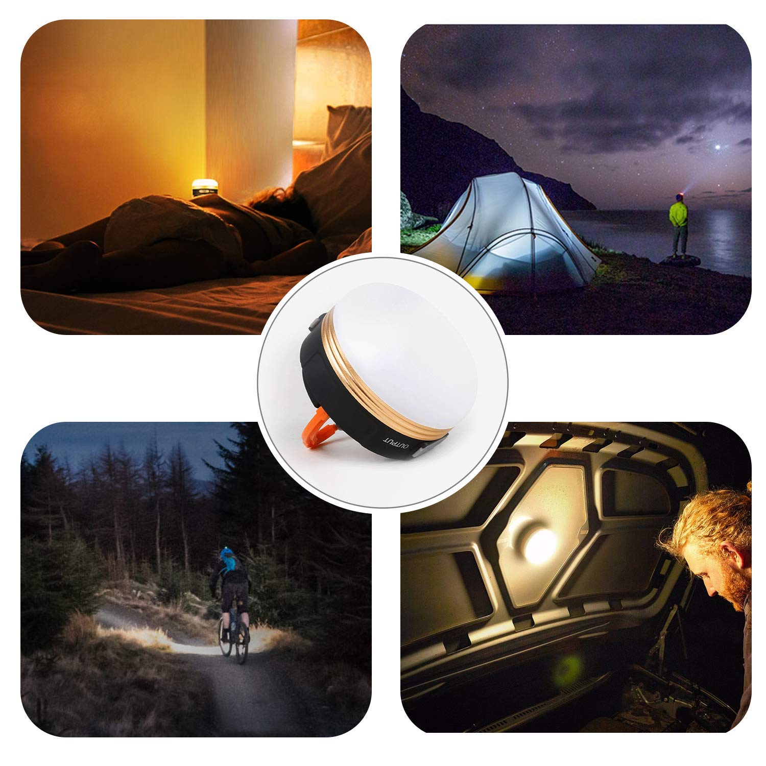 USB Rechargeable Camping Light Lantern UAE