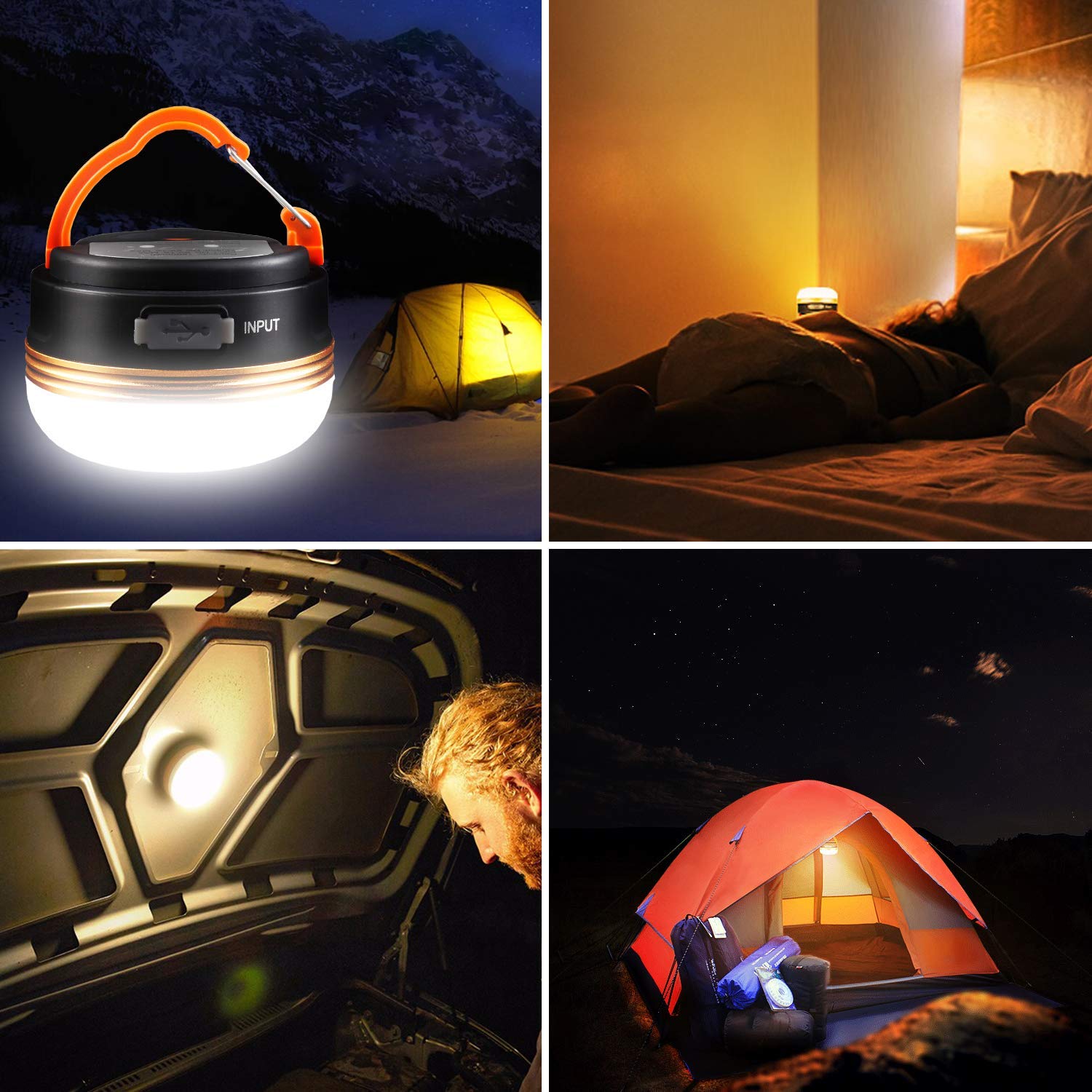 USB Rechargeable Camping Light Lantern UAE