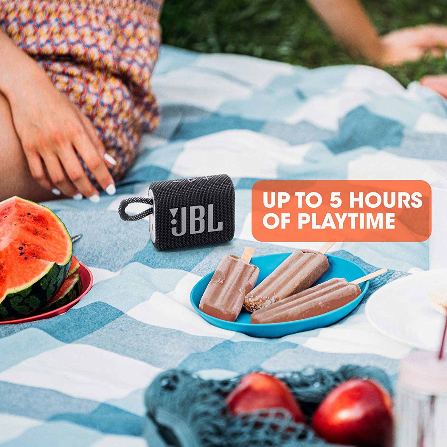 JBL Go 3 Portable Waterproof Speaker UAE