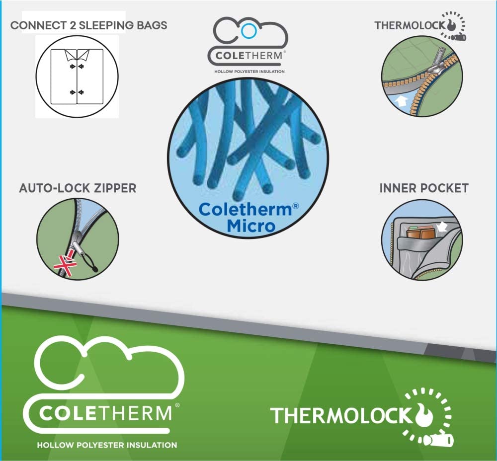 COLEMAN Sleeping Bag Palmetto 30-50°F UAE